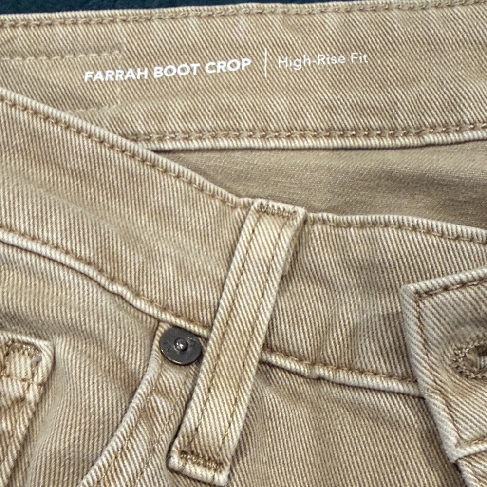 AG Adriano Goldschmied Tan High Rise Jean